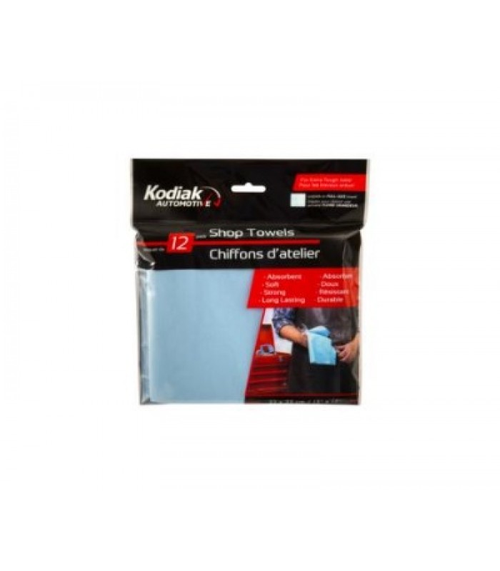 KODIAK AUTOMOTIVE SHOP TOWELS 12PCS