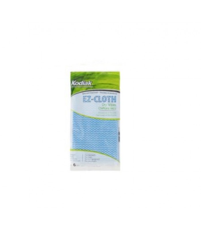 KODIAK RE-USABLE NON WOVEN WIPES BLUE , 6/PK