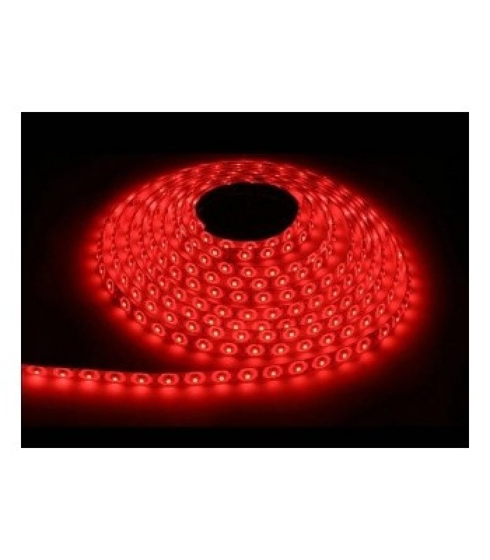 Global Tone LED Rope Light, Red 12vdc, 50 Leds, 2.4W , IP68, 5mts