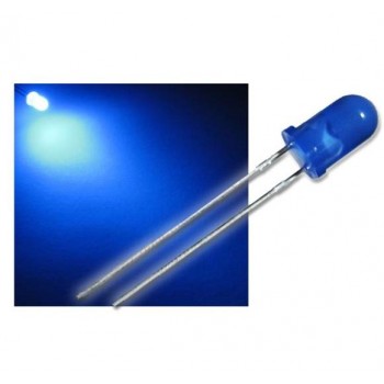 DEL 3mm Bleu - Paquet de 10