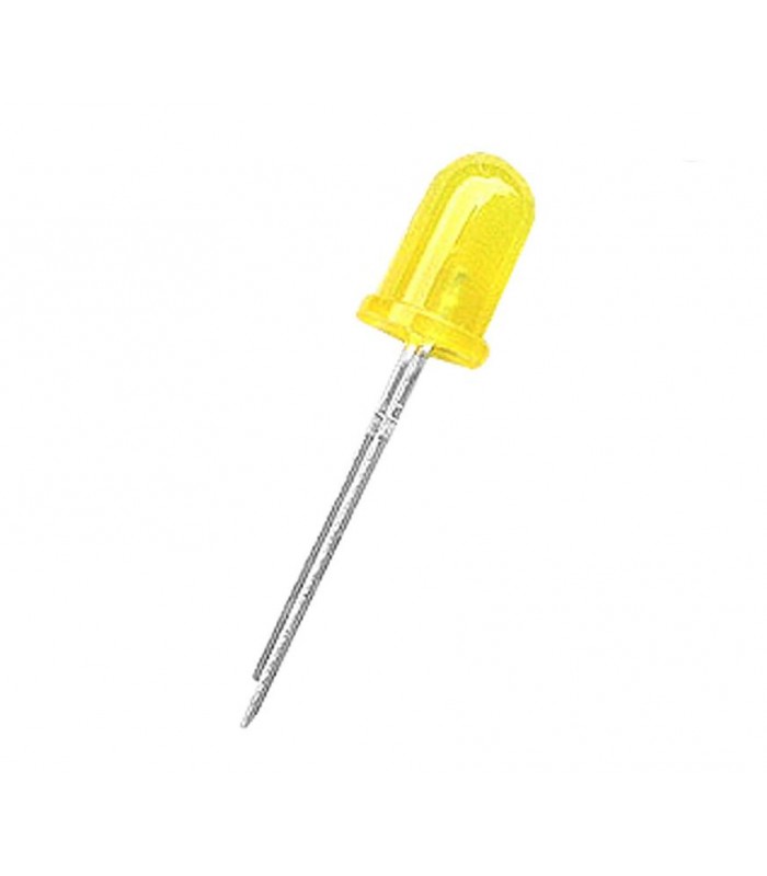 Global Tone LED 3mm Yellow Super Bright - Pack of  5