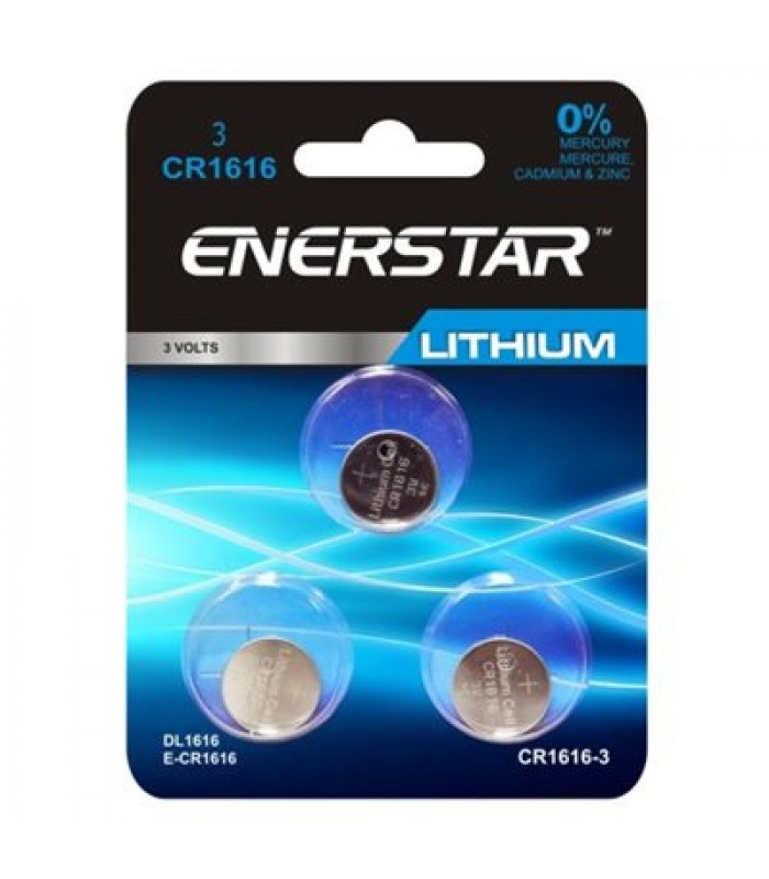 Lithium Battery CR1616 - Pack of 3