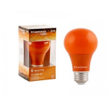 Luminus LED Basix 6 Watt A19 Amber