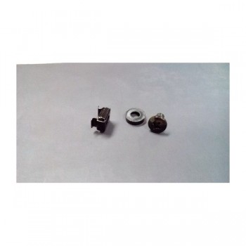 M6 Vis pour cabinet réseautique noir , Sac de 50pcs kit de Global Tone