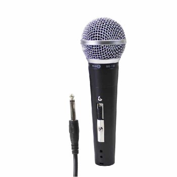 High-Performance Cardioid Dynamic Microphone with Switch and Cable