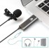 MAONO AU-411 USB Lavalier Microphone with Headphones Jack