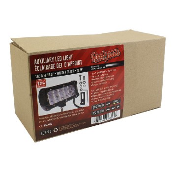 RedTools 9 in LED Auxiliary Lighting for Vehicles - 72 W - 6500 K