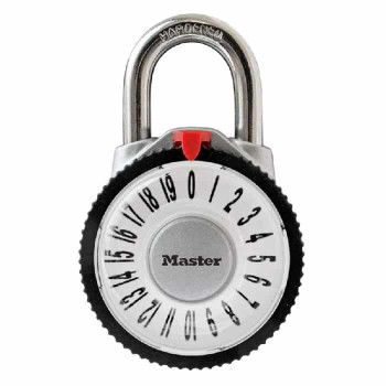 Master Lock Cadenas à combinaison avec lentille de grossissement - 54 mm - Couleurs variées