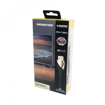 Monster Câble HDMI 4K mâle à mâle UHD Gold - 21.0 Gb/s - 1,2 m