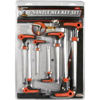 Performance Tool W1711 - Jeu de 7 clés à manche en "T"