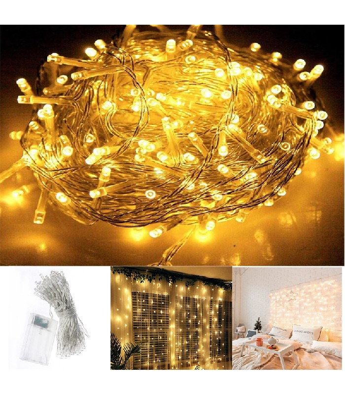 Danson Decor LED Battery Operated String Lights - 100 LED - Warm White - 14.85 m