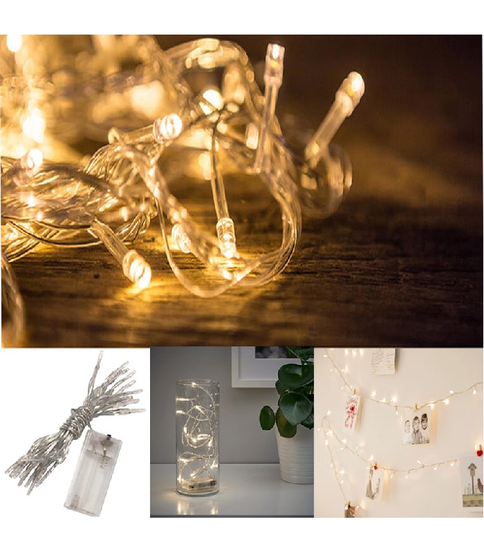 Danson Decor LED Battery Operated String Lights - 20 LED - Warm White - 1.93 m