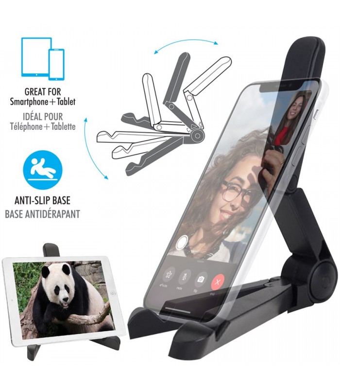 eLink Foldable swivel universal phone & tablet stand