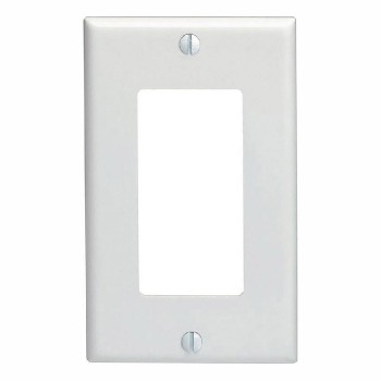 Leviton Plaque murale Décora simple antimicrobienne - Blanc