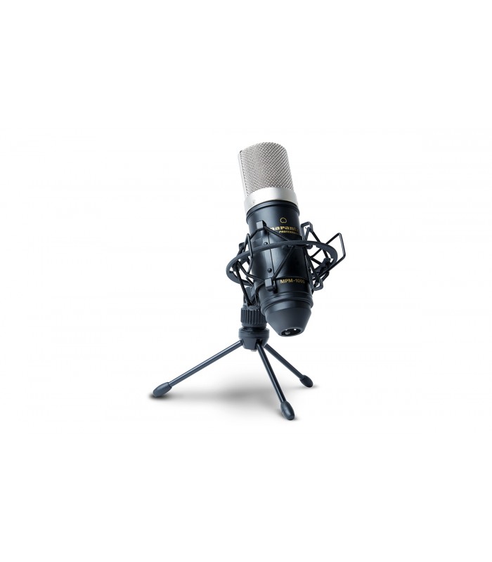 Marantz Microphone à condensateur avec câble XLR, bonnette et trépied