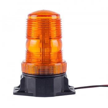 RedTools Mini-gyrophare de 4 po. pour chariot élévateur - 12-110 Vcc - IP56 - Ambre