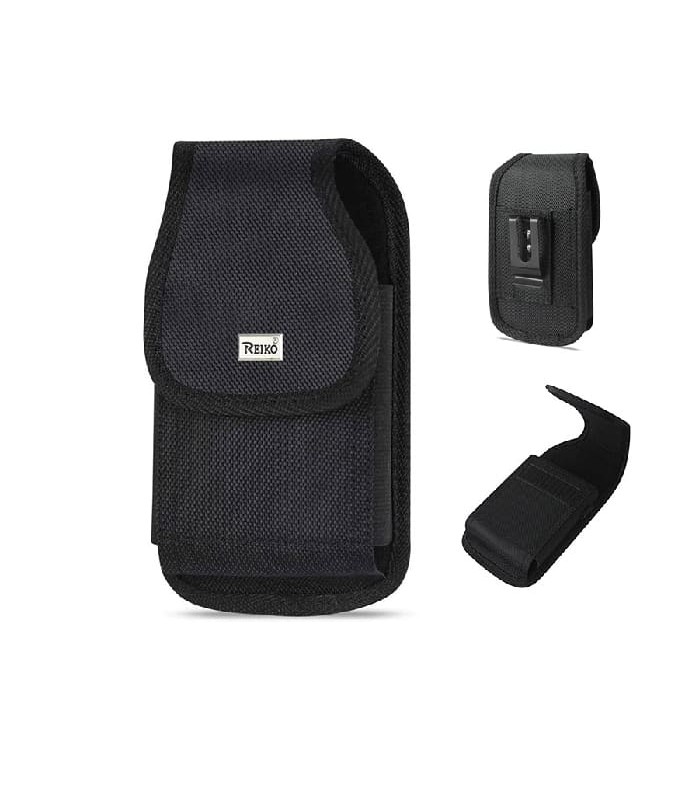 Reiko Vertical Cell Phone Pouch - Black