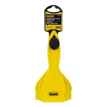 SHOPRO Plastic Putty Knife/Scraper Set - 3 pieces