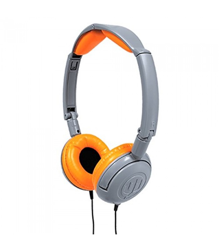 Wicked Audio Raven Headphones - Gray/Orange