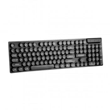 Marvo Office 2.4G Wireless Keyboard and Mouse 3 Buttons 3D DPI: 1000 Mouse 3 Million Clicks 104 Keys English Black (DCM002WEBK)