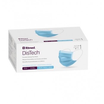 Masque de procédure médical jetable à 3 plis - Niveau 1 - Boîte de 50