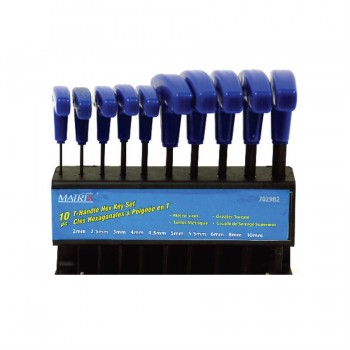 Matrix Canada 10 pc T-Handle Hex Key Set - Metric