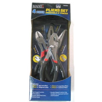 Ensemble de Pinces 4 pcs de Matrix Canada