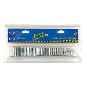 Jeu de douilles 14pc 1/2 po. Prise SAE de Matrix Canada