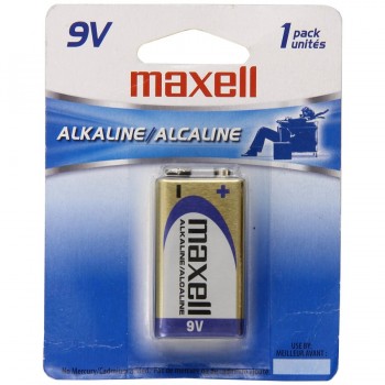 Maxell 9 Volt Alkaline Battery