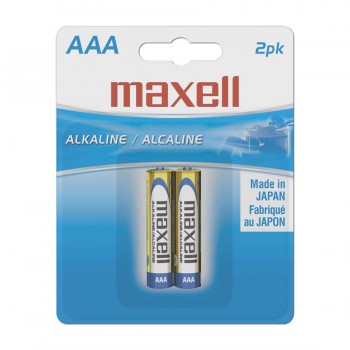 Maxell AAA Alkaline Battery - 2 Pack