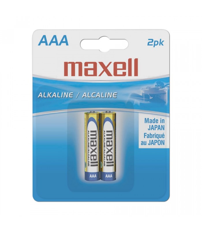 Pile Alcaline Maxell AAA - Paquet de 2
