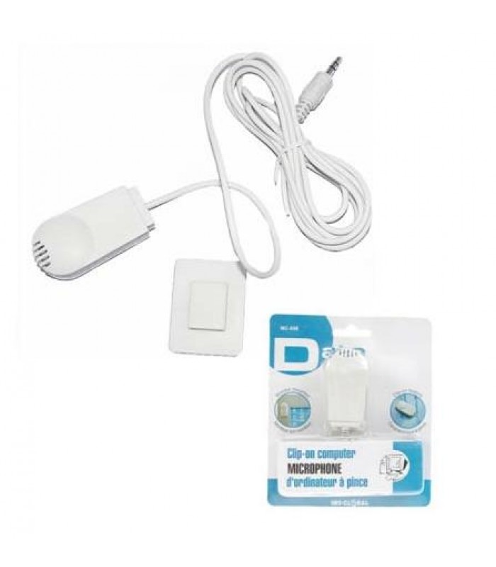 Clip-on Computer Microphone (White)