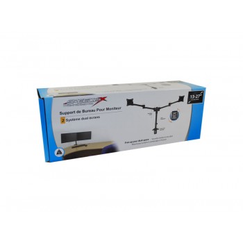 Speedex Desk Mount for 2 X 13-27in flat panels