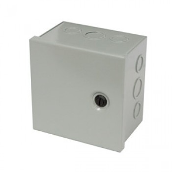 Boîtier en métal avec serrure - 6" X 6" X 4"