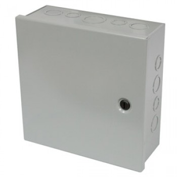 Boîtier en métal avec serrure - 12" X 12" X 4"