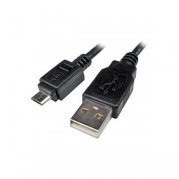 Micro câble USB 2.0, USB-A mâle - micro USB-B mâle, 0.91 m, noir de Global Tone