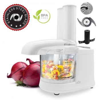 Mini robot culinaire, Blanc