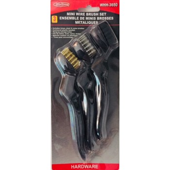 Mini brosses en acier - 3 mcx