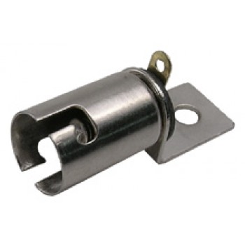 Mode Electronics E10 (T3 1/4) bayonet base socket with right angle mounting tab