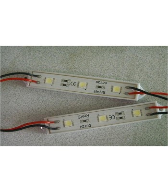 Global Tone LED Module 3 LEDS, 7512, 0.06A, 0.72W, IP65, 12VDC, Cool White / Per section