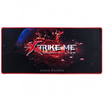 Xtrike Me Mousepad Frictionless surface and anti-slip rubber base, MP-204