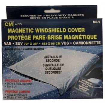 Magnetic windshield cover 183 x 96 cm.