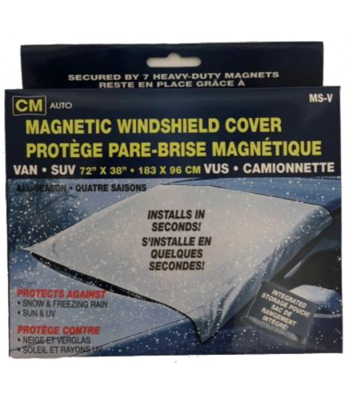 Magnetic windshield cover 183 x 96 cm.