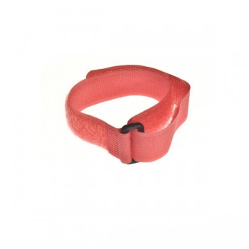 Collier de câble 11.41 po. 0.78 po. (290x20mm) rouge de Global Tone