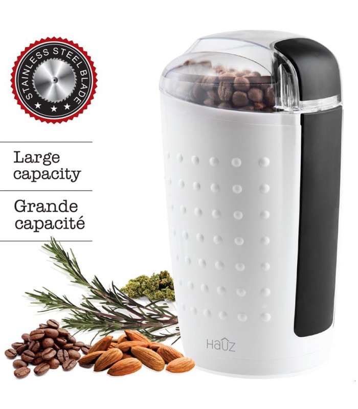 One touch Electric coffee, spices and herbs grinder 100 g capacity