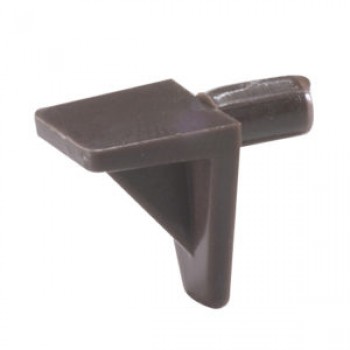 Onward Plastic Shelf Clip 5 mm Brown - Pack of 8