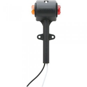 Optronics LED Yellow/Red fender light assembly, driver side, 2-wire