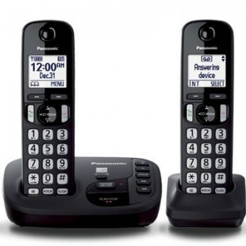 Panasonic 2-Handset DECT Cordless Phone (KX-TGD222C) - Refurbished