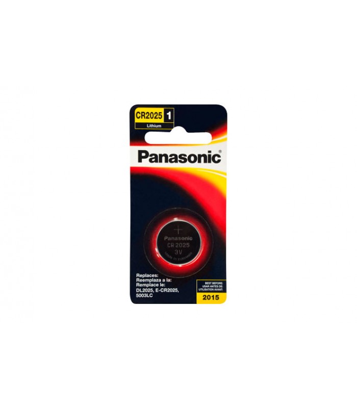 Pile CR2025 au Lithium de Panasonic - Paquet de 1