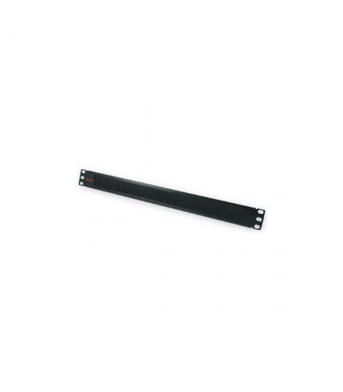 Global Tone Rackmount Brush Panel, 1U, Width: 19, black